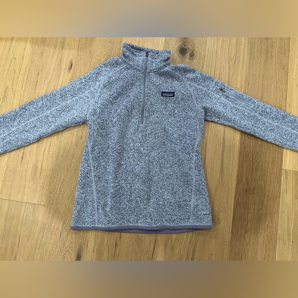 Purple Patagonia Quarter Zip